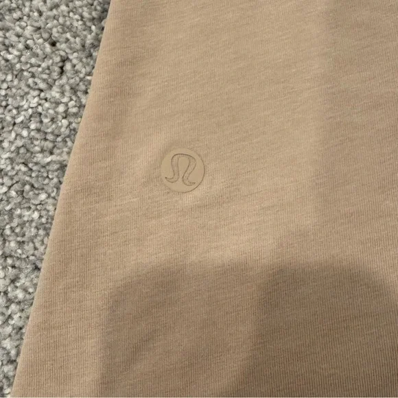 Lululemon All Yours Tee Dress Sheer Oak Tan Brown size medium Worn Once - Picture 3 of 6